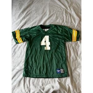 Reebok Brett Favre Green Bay Packers Reversible Jersey XL Green Black NFL #4